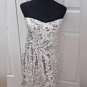Lily Rose Strapless Sequin Mini Dress Size XL
